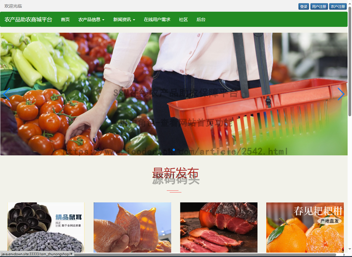 用户角色-查看网站首页