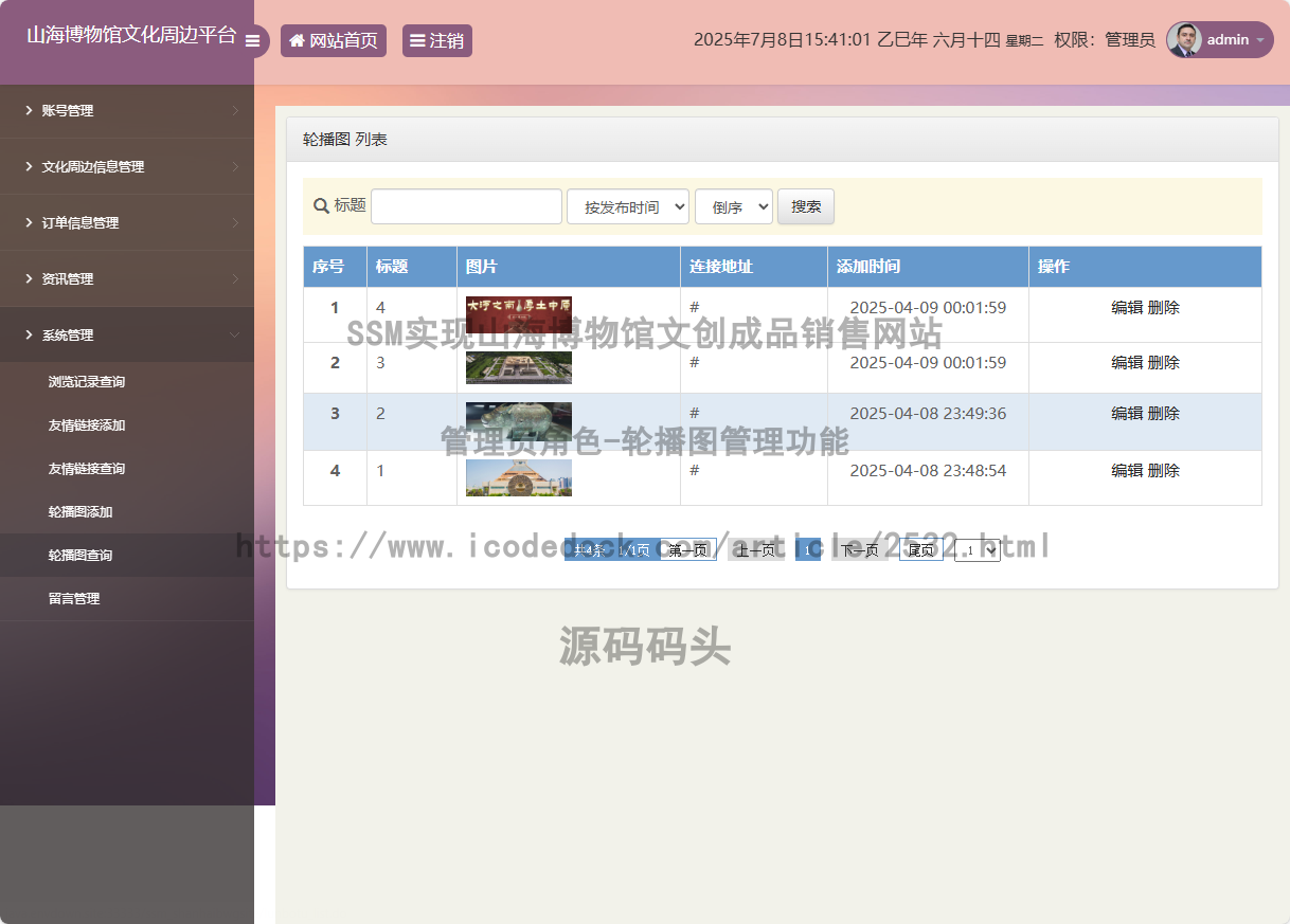 管理员角色-轮播图管理
